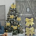 thumbnail image 4 of Lazos de cinta de Navidad TANGJMXG 5 piezas gran tamaño decoración navideña, 4 of 5