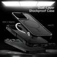 thumbnail image 3 of JETech Case for iPhone 15 Pro 6.1-Inch Compatible with MagSafe, Heavy Duty Dual-Layer Rugged Protection, Shockproof Protective Tough Phone Magnetic Cover (Black), 3 of 6