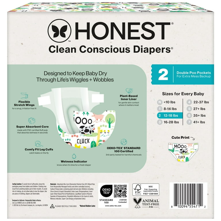 Honest Company Box Of 1000 Diapers Disposable Diapers Honest
