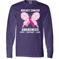 thumbnail image 3 of Inktastic Breast Cancer Awareness Hope Support and Love Long Sleeve T-Shirt, 3 of 5