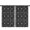 Black Eye Moon, variant on Blackout Kids Curtains,Black Floral Skull Pattern Childrens Insulated Curtains Set Of 2,Bedroom Essentials,Toddler Room Decor 42x54in(106x137cm)