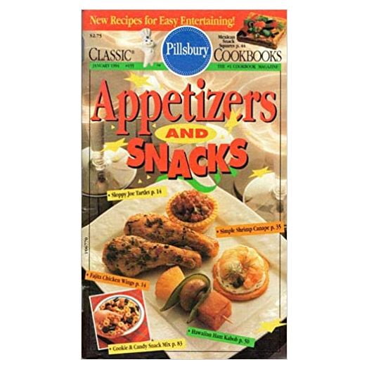 Appetizers and Snacks (Pillsbury) (Cookbook Paperback)