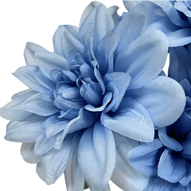 Mainstays Artificial Blue Dahlia 20 in Tall Spring Indoor