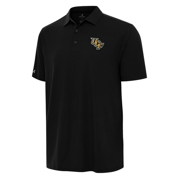 Men's Antigua Black UCF Knights Era Polo