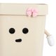 thumbnail image 3 of Countertop Trash Can Cartoon Waste Bin Lidless Wastebasket Office Use 12L Beige Standing Design 1Pack, 3 of 5