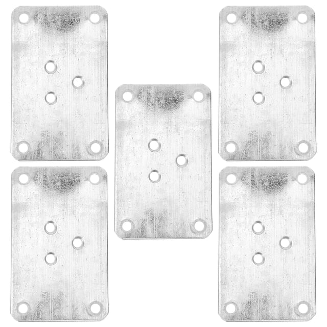 5Pcs Table Leg Brackets Flat Furniture Leg Mounting Plates Furniture Repair Supply