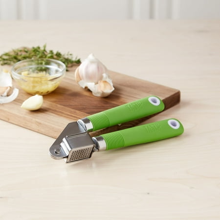 Tasty Green Garlic Press-Crusher with Softgrip (America's Test Kitchen Best Garlic Press)