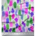 thumbnail image 3 of oneOone Viscose Chiffon Fabric Chevron & Brush Stroke Panel Print Fabric BTY 42 Inch Wide, 3 of 3