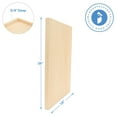 thumbnail image 4 of Birch Painting Panel 14 x 18 x 3/4-inch, Pack of 4 Wood Canvas Boards for Painting, Blank Signs for Crafts, by Woodpeckers, 4 of 7