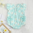 thumbnail image 7 of MEZZALL Girls Floral Print Sleeveless Bodysuit Baby Romper For 0 18 Months Outfits Soft Breathable Indoor Outdoor Play 3-6 Months Cute Baby Wear, 7 of 7