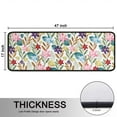 thumbnail image 5 of Kitchen Rugs Sets Of 2,Pioneer Flower Floral Print Pattern Anti Fatigue Kitchen Mat Rugs Non Slip Washable,Decorative Kitchen Floor Mats for Kitchen,Sink,Laundry,17"x47"+17"x47", 5 of 5