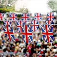 thumbnail image 4 of 10m Metre Union Jack Bunting Flag Banners Queen's Platinum Jubilee Street Part, 4 of 4