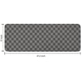 thumbnail image 7 of Gray and Black Checkerboard Pattern Kitchen Rug Mat,Kitchen Runner Rugs Non Skid Washable,Decorative Kitchen Floor Mats for Kitchen,Sink,Laundry,17"x47.2", 7 of 7