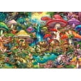 thumbnail image 1 of Puzle Merry Mushroom Village de 500 piezas de Buffalo Games Gold, 1 of 8