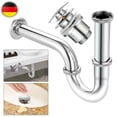thumbnail image 2 of Siphon Ablaufgarnitur Abfluss mit Uberlauf Waschbecken, 2 of 6