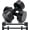 Black, variant on ARVIVO 2pcs V2.0 Upgraded Adjustable Steel Dumbbells 2-in-1 Dumbbell Barbell Set for Home GYM Workout 15lbs Silver