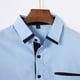 thumbnail image 4 of Blusa y camisa de manga larga con cuello vuelto para hombre, blusa informal de moda con cuello vuelto, camisa transpirable de manga larga, blusa para hombre, 4 of 8