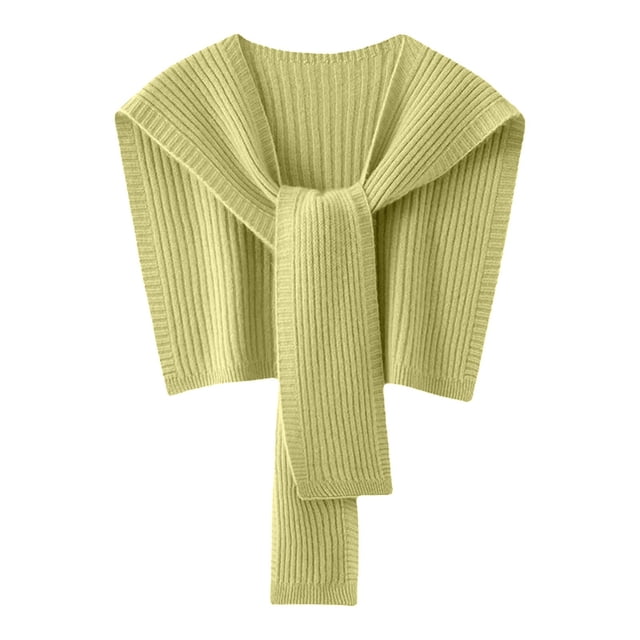 Open Front Knitted Shawl, Autumn Winter Warm Poncho, Versatile Pashmina Wrap, Women Soft Loose Outer Cape For Daily Cold Proof Outdoor Leisure Fashion Shoulder Decor,Green