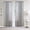 Gray, variant on Elegant Comfort (2-Piece) Multipurpose Pom Pom Drapes, Semi-Sheer Window Curtains with 2 inch Rod Pocket, 60 X 84 inches, Gray