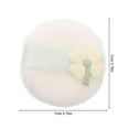 thumbnail image 2 of BEADCEST 2Pcs Reusable White Makeup Cushion Puff with Soft Velvet and Full Face Coverage, 2 of 6