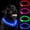 Blue, variant on Miaocao Flashseen LED Dog Collar, USB Rechargeable Glowing Lighted Up Collar, Cuttable Water-Resistant TPU Safety Collar Lights for Small Medium Large Dogs