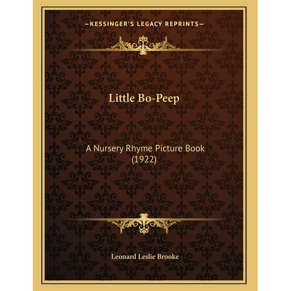 Little Bo-Peep: A Nursery Rhyme Picture Book (1922) (Paperback)