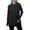 A-Black34, variant on Womens T-Shirts Oversized Curved Hem Crew Neck Curved Hem Long Sleeve TShirt Spring Wear Loose Plain Tunic Tops