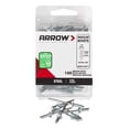 thumbnail image 1 of Remaches Pop Arrow RMS1/8IP Acero, agarre de 3 mm, 6 mm, paquete de 100, 1 of 4