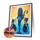thumbnail image 2 of Cuadros Decorativos 5D DIY diamante pintura gato líder completo redondo taladro mosaico imagen diamantes de imitación Likrtyny embutido en tela, 2 of 9