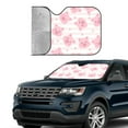 thumbnail image 4 of Disketp Windshield Sun Shade, Car Sun Shade For Front Window Cartoon Pig Sunshades Sun Visor Protector Blocks Uv Rays Foldable, 4 of 9
