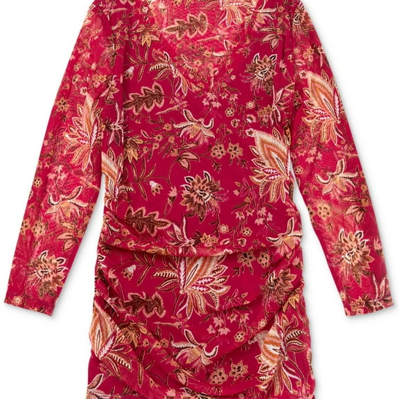 I.N.C Womens Double-Layered Pullover Blouse, Pink, Small