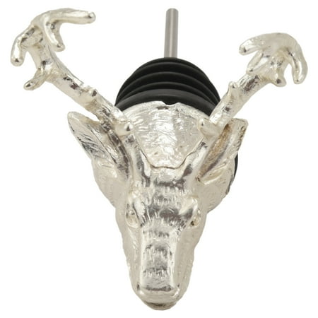 

Zinc Alloy Deer Stag Head Wine Pourer Unique Wine Bottle Bar Tools