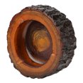 thumbnail image 2 of Falleo Clearance 1PC Wooden Natural Round Ashtray Cigarette Tobacco Smoking Ash Tray Home Office Use (M 11-12cm), 2 of 3