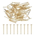 thumbnail image 1 of Uxcell 100-Pack Clavos Pequeños, 1.2mm x 20mm Clavos de Latón Hardware Cabeza Redonda, 1 of 6