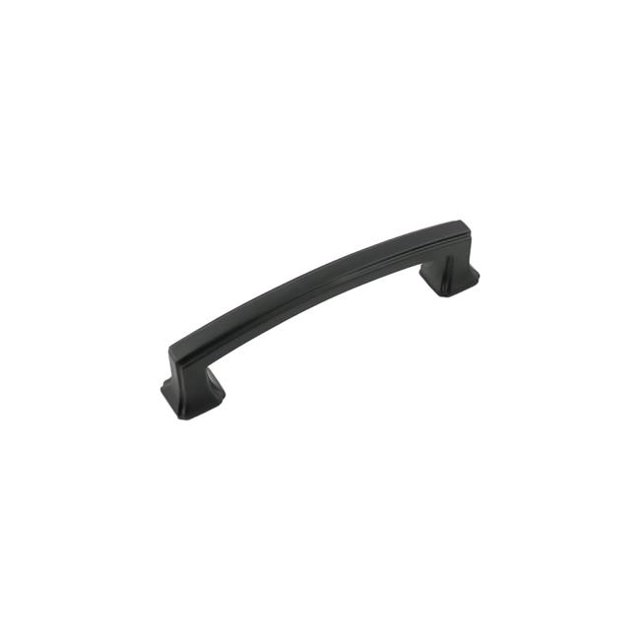 Hickory Hardware P3232-MB 3.75 in. Center to Center Bridges Collection Pull, Matte Black Finish