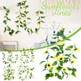Guozer Clearance Artificial Sunflower Garland Decor 1PCS Simulation