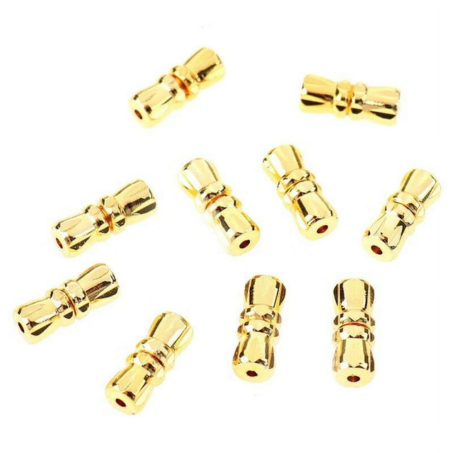 YOPTOP 10 Pcs Fermoir à Vis pour Bracelet Collier Fabrication de Bijoux, Or