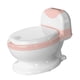 thumbnail image 1 of Orinal para entrenamiento Hugo Inodoro Sensación real Asiento de PU Anillo cómodo Orinal extraíble rosado, 1 of 9
