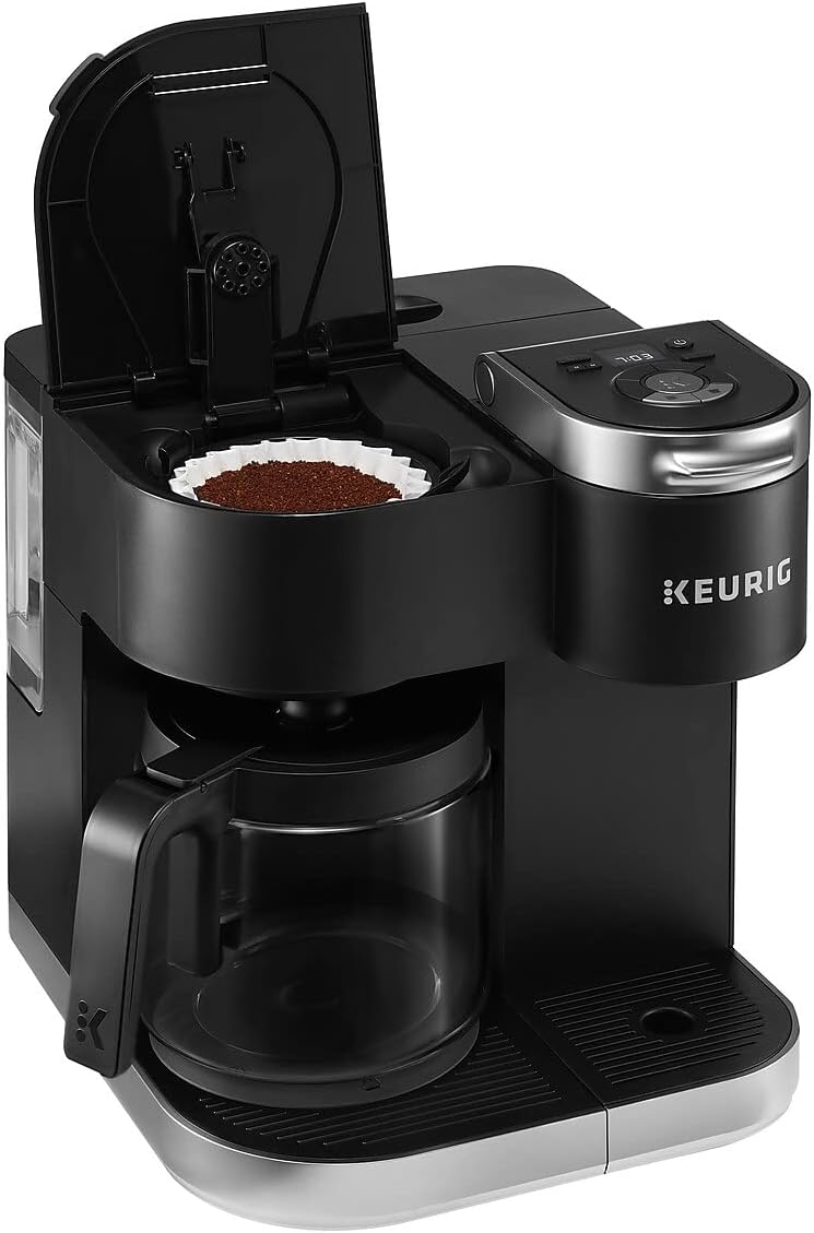 Keurig K-Duo Single Serve K-Cup Pod & Carafe Coffee Maker, Black - image 4 of 6