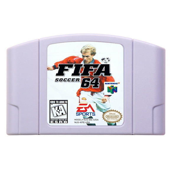 Video Games Compatible for the n64 console, replacement cartridge for FIFA Soccer 64 NTSC