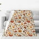 thumbnail image 1 of Balery Thanksgiving Food Manta de Felpa Suave y Acogedora – Cobija de Franela Aterciopelada para Cama, Lavable y Cálida para Sofá, Mascotas, Transpirable-80"x60", 1 of 7