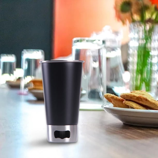 Taza de café de acero inoxidable/taza de cerveza de acero inoxidable con abrebotellas/taza de café/500ml, vaso de cerveza de acero inoxidable para Macarena Taza de café
