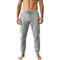 thumbnail image 5 of CUSTG Casual Pants For Men Drawstring High Waist Jogger Pants Slim Athletic Workout Trousers with Zipper Side Pockets For Running Cozy Soft Pants, 5 of 6