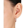 thumbnail image 3 of Everly Women's Diamond 10k Rose Gold Earrings, 3 of 5
