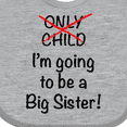 thumbnail image 4 of Inktastic I'm Going to Be a Big Sister Girls Baby Bib, 4 of 4