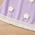 thumbnail image 6 of QNANSPI Girls Clothes, Kids Shorts Sets Fashion, Toddler Girls 2-8 Years Summer Crew Neck Sleeveless Ruffle Tank Top and Shorts Kids 2 Piece Clothing Outfit, 6 of 6