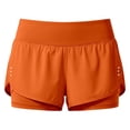thumbnail image 4 of Kingdiese Women's Workout Shorts For Tennis Gym Running Yoga Breathable Loose Fit Activewear Bottoms Shorts Size XXXL, 4 of 9