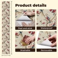 thumbnail image 5 of Chinoiserie Peel and Stick Wallpaper Colorful Birds Blooming Cherry Tree Canvas Decor Wall Paper 17.7in x 9.8ft Self Adhesive Removable Renter Friendly Wallpaper for Bedroom Cabinets, 5 of 8