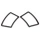 thumbnail image 3 of Dashboard Air Vent Frame 2pcs Dashboard Air Vent Trim Soft Carbon Fiber Frame Fit For 5 Series E60/E61 2004-2010 ANGGREK Otros Vehículos, 3 of 8