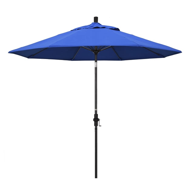 California Umbrella Parasol de Patio de 9 Pieds Bleu Royal